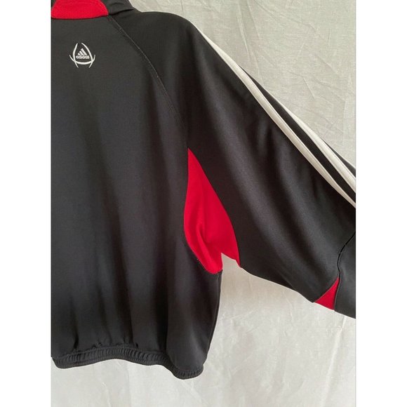 Adidas Climacool Mens Jacket Activewear Black Red Full Zip Long Sleeves XS - Picture 9 of 9